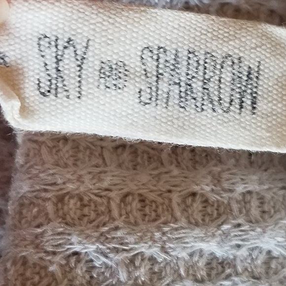 Sky & Sparrow High Low Waffle Print Top - Picture 6 of 6